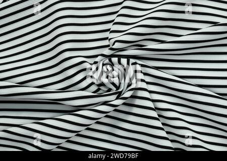 Zebra line fabric Textile pattern Background Stock Photo