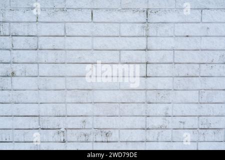 A close-up of a textured white brick wall Stock Photo