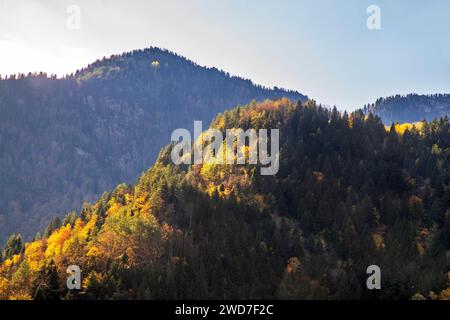 Enguri river gorge. Samegrelo-Zemo. Svaneti. Georgia Stock Photo