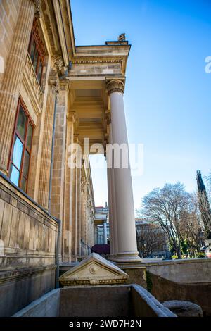 The Istanbul Archeology Museum main building selective focus, Istanbul Turkey. Stock Photo