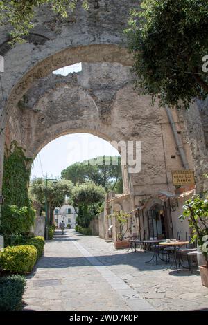 The town of Ravello on Amalfi coast Stock Photo