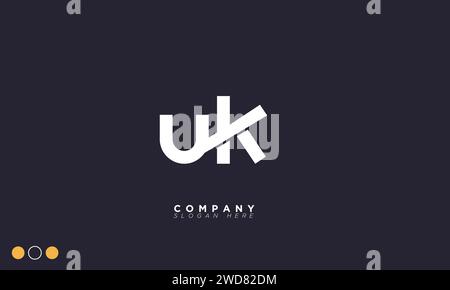 UK Alphabet letters Initials Monogram logo Stock Vector