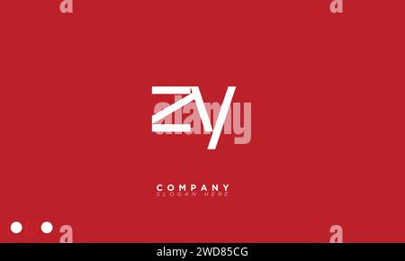 ZY Alphabet letters Initials Monogram logo Stock Vector