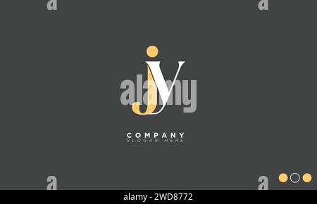 JY Alphabet letters Initials Monogram logo Stock Vector