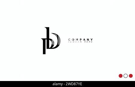 PB Alphabet letters Initials Monogram logo Stock Vector