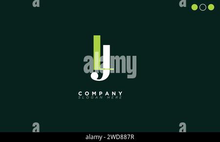 LJ Alphabet letters Initials Monogram logo Stock Vector