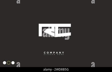 RC Alphabet letters Initials Monogram logo Stock Vector