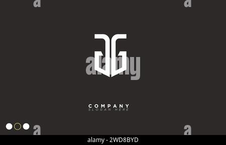 GG Alphabet letters Initials Monogram logo Stock Vector