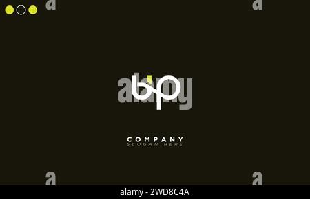 UP Alphabet letters Initials Monogram logo Stock Vector