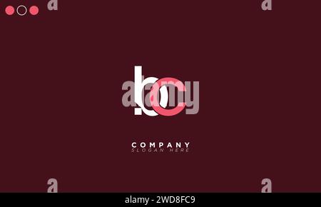 BC Alphabet letters Initials Monogram logo Stock Vector