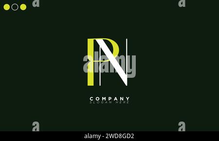 PN Alphabet letters Initials Monogram logo Stock Vector