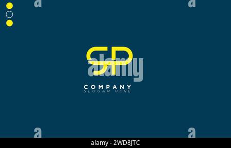 SP Alphabet letters Initials Monogram logo Stock Vector