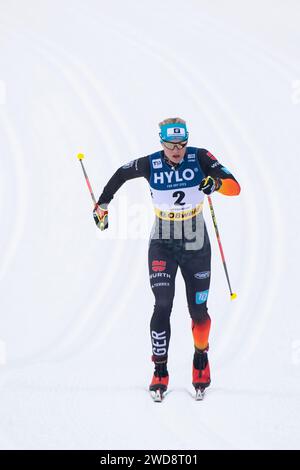 Victoria Carl (Deutschland, SCM Zella-Mehlis), GER, FIS Coop Langlauf Weltcup Oberhof, 1, 6 km Sprint Classic Qualifikation Damen, 19.01.2024 Foto: Eibner-Pressefoto/Michael Memmler Stock Photo