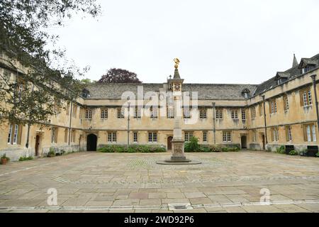 Corpus Christi College, Oxford University Stock Photo