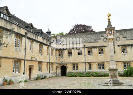 Corpus Christi College, Oxford University Stock Photo