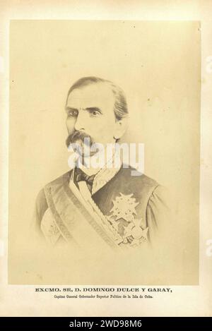 1872, Álbum histórico fotográfico de la Guerra de Cuba desde su principio hasta el Reinado de Amadeo I, Domingo Dulce y Garay. Stock Photo
