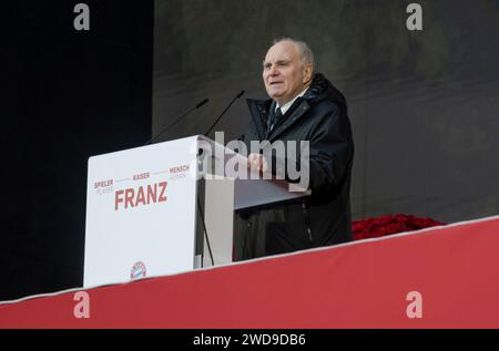 Uli Hoeneß / Trauerfeier Gedenkfeier Für Franz Beckenbauer In Der ...