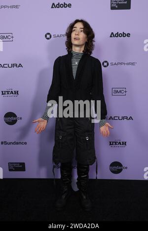 Utah. 18th Jan, 2024. Brigette Lundy-Paine Film Festival Premiere Screening for I SAW THE TV GLOW Premiere at the 2024 Sundance Film Festival Library Center Theatre, Park City, Utah, January 18, 2024. Credit: JA/Everett Collection/Alamy Live News Stock Photo