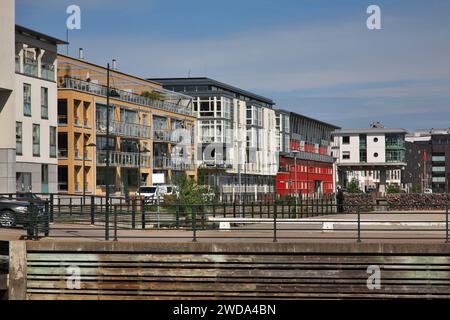 Vastra Hamnen distric in Malmo. Sweden Stock Photo