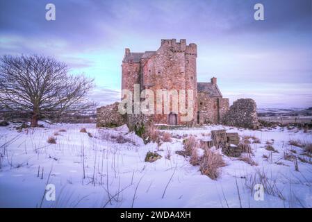 inchdrewer castle banff aberdeenshire scotland Stock Photo
