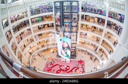February 20-2023-Kuala Lumpur Malaysia-Suria KLCC is the ultimate luxury shopping destination in Malaysia. Most luxury brands have their outlets here. Stock Photo