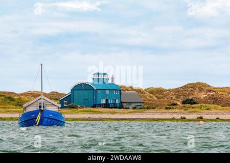 The Old Lifeboat Station Blakeney Point, Blakeney Harbour, Norfolk, UK Stock Photo