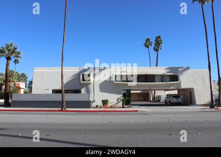 Musicland Hotel, Palm Springs, California Stock Photo