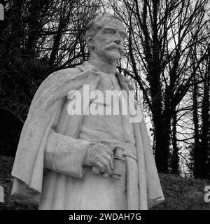 French Marechal statue, Citadel, Verdun, Meuse, Grand-Est region, France Stock Photo