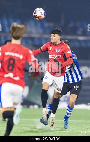 Eindhoven, Netherlands. 19th Jan, 2024. Eindhoven, 19-01-2024, Jan Louwers Stadium, Dutch Keukenkampioen divisie, season 2023/2024. FC Eindhoven - De Graafschap. Basar Onal Credit: Pro Shots/Alamy Live News Stock Photo