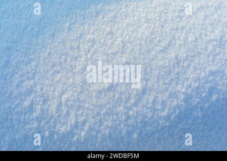 Flat background of snow with sunshine in the center Stock Photo