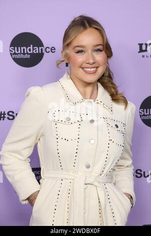Utah. 18th Jan, 2024. Brooke Taylor at arrivals for GIRLS STATE Premiere at the 2024 Sundance Film Festival, Eccles Theater, Park City, Utah, January 18, 2024. Credit: JA/Everett Collection/Alamy Live News Stock Photo