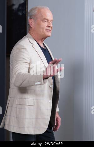 Kelsey Grammer Presents 'Fraiser' Photocall In Madrid Featuring: Kelsey Grammer Where: Madrid, Spain When: 19 Dec 2023 Credit: Oscar Gonzalez/WENN Stock Photo