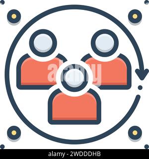 Icon for humanities Stock Vector