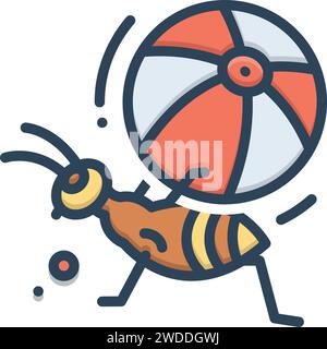 Icon for diligence Stock Vector