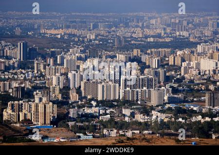 Beautiful Cityscape of Pune city from Bopdev Ghat, Pune, Maharashtra ...
