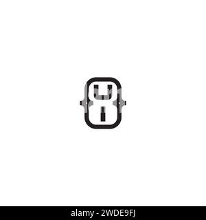 UI line bold concept in high quality professional design that will print well across any print media Stock Vector