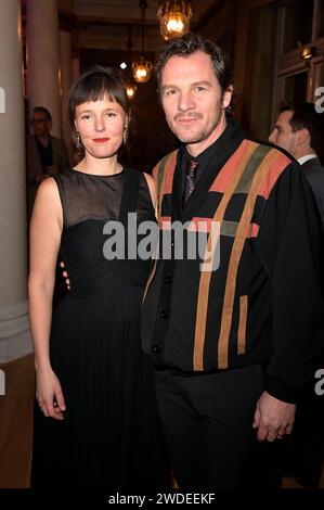 Felix Klare mit Ehefrau Zora Thiessen beim 48. Deutschen Filmball 2024 ...