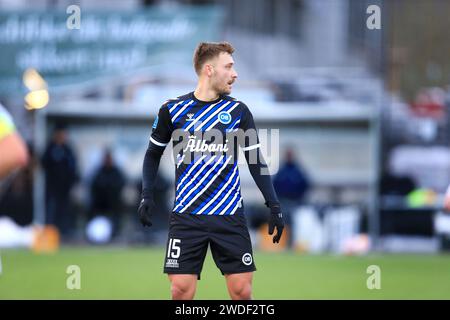 Copenhagen, Denmark. 19th, January 2024. Tobias Slotsager (28) of