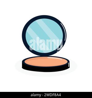 Compact Powder Vector Illustration Stock Vector