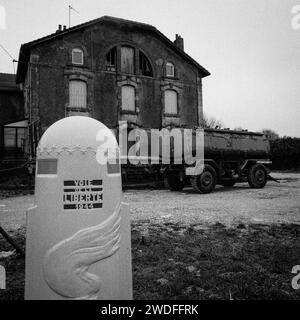 Path to freedom, Lorraine, Grands-Est Region, France Stock Photo