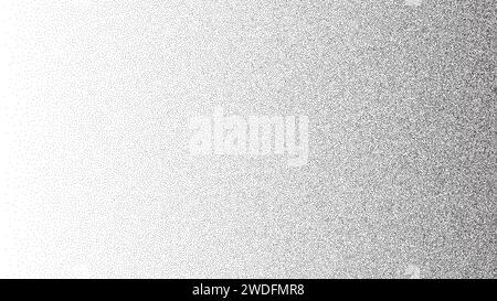 Smooth gradient transition of grain. A noisy pattern similar to ink splashes. Vector illustration. Stock Vector