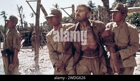 THE BRIDGE ON THE RIVER KWAI 1957 Columbia Pictures film with Alec Guinness Stock Photo