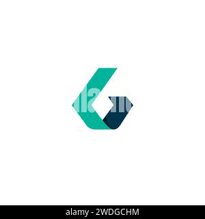 GB Logo Simple. Letter G Logo Stock Vector
