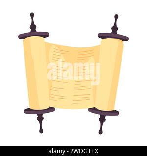 Holy Torah - modern flat design style single isolated image Stock Vector