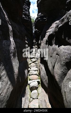 Silent Street near The Pinnacle lookout in the Grampians National Park, Australia Stock Photo