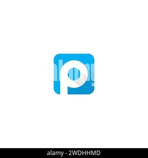 P Logo Icon. Letter P Logo Vector Stock Vector