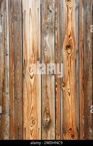 Wooden fence - closeup Stock Photo