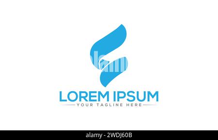 S Letter Logo Design. Creative and Professional S Logo Design. Stock Vector