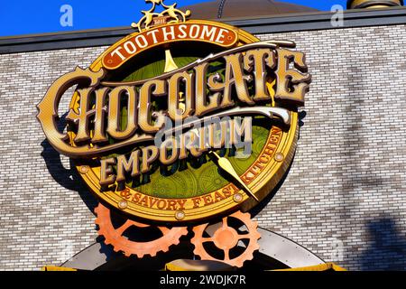 The Toothsome Chocolate Emporium and Savory Feast Kitchen Stock Photo