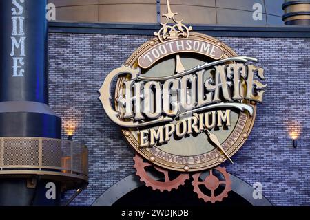 The Toothsome Chocolate Emporium and Savory Feast Kitchen Stock Photo